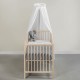 Jollein moskitiera woalowa nad łóżeczko niemowlęce 155 cm VINTAGE White