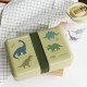 A Little Lovely Company - Śniadaniówka Lunchbox Dinozaur z naklejkami