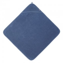 Jollein ręcznik z kapturkiem dla Niemowlaka 75x75 cm FROTTE Jeans Blue