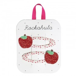 Rockahula Kids - 2 spinki do włosów Rosy Apple
