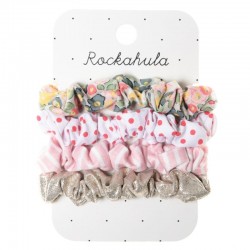 Rockahula Kids - 4 gumki do włosów Secret Garden Scrunchie
