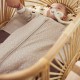 Jollein śpiworek niemowlęcy do spania całoroczny 2 śpiworkowy 4 Pory Roku SPICKLE Nougat 90 cm