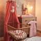 Jollein - Moskitiera woalowa nad łóżeczko niemowlęce Vintage ROSEWOOD 155 cm