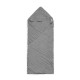 Jollein ręcznik z kapturkiem dla Niemowlaka 75x75 cm MUSLIN Storm Grey