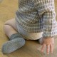 GoBabyGo - antypoślizgowe skarpetki do nauki chodzenia Grey Melange 1-2 lat