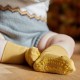GoBabyGo skarpetki antypoślizgowe dla dzieci BAMBOO Mustard 2 lata