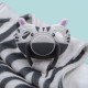 Dumforter 3in1 smoczek z gryzakiem + kocyk przytulanka Zebra ZsaZsa