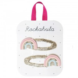 Rockahula Kids - 2 spinki do włosów Sorbet Rainbow