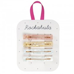 Rockahula Kids spinki do włosów dla dziewczynki 4 szt. Pastel Retro Acrylic