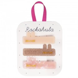 Rockahula Kids spinki do włosów dla dziewczynki 3 szt. Acrylic Bunny