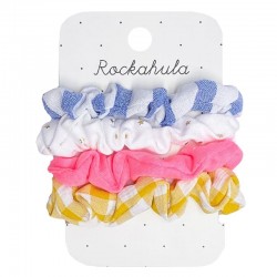 Rockahula Kids gumki scrunchie do włosów dla dziewczynki 4 szt. Miami