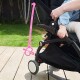 Matchstick Monkey zawieszka silikonowa długa do wózka 55 cm MULTI MAXI Pink