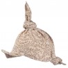 Pom Pom - BOHO LEAF czapeczka wiązana typu chusta Sand