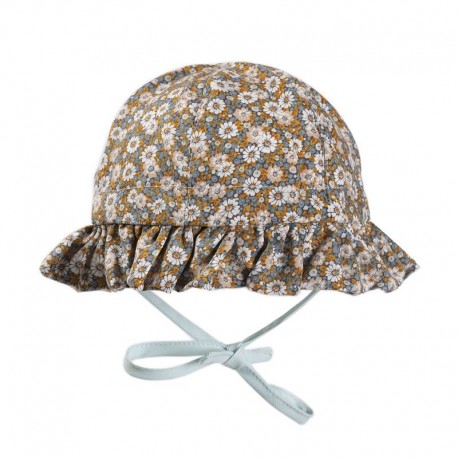 Pom Pom - kapelusz przeciwsłoneczny BOHO FLO Sage roz L