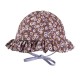 Pom Pom - kapelusz przeciwsłoneczny BOHO FLO Chocolate roz M