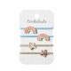 Rockahula Kids - 4 gumki do włosów Miami Rainbow Ponies