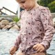 nuuroo - koszulka kąpielowa przeciwsłoneczna UV 50+ z długim rękawem Sand Flower Bee roz. 86-92