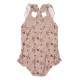 nuuroo kostium kąpielowy dla dziewczynki ochrona UV UPF 50+ FLOWER BEE Sand roz 80-86