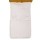 Hi Little One - śpiworek dwustronny piżamka z nogawkami z organicznej BIO bawełny muślin MUSTARD/SUNSHINE roz M