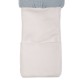 Hi Little One - śpiworek dwustronny piżamka z nogawkami z organicznej BIO bawełny muślin BABY BLUE/JEANS roz M