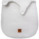 Hi Little One - śpiworek całoroczny z oddychającej organicznej BIO bawełny NEWBORN SLEEPBAG WHITE S