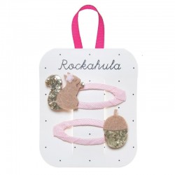 Rockahula Kids - 2 spinki do włosów Suki Squirrel