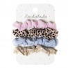 Rockahula Kids - 4 gumki do włosów Luna Leopard