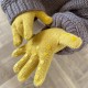 GoBabyGo - antypoślizgowe rękawiczki ułatwiające chwytanie 1-2 lata Mustard