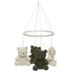Jollein - Karuzela nad łóżeczko Baby Mobile Teddy Bear Leaf Green & Naturel