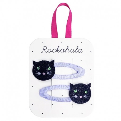 Rockahula Kids - Spinki do włosów Lucky Black Cat Clips Halloween