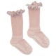 GoBabyGo skarpetki antypoślizgowe dla dziewczynki LIBERTY BAMBOO Soft Pink/Michelle Pink 2 lata