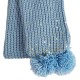 Rockahula Kids szalik zimowy dla dziewczynki Shimmer Sequin Blue