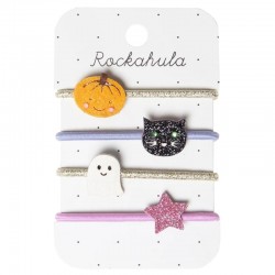 Rockahula Kids gumki do włosów dla dziewczynki 4 szt. Spooky Halloween