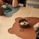 nuuroo podkładka silikonowa na stół dla dzieci Miś TEDDY Caramel Cafe