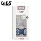 BIBS SUPREME 2-PACK CLOUD & STEEL BLUE M Smoczek symetryczny kauczuk