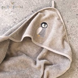 Petú Petú - ręczniczek z chłonnej frotty bawełnianej 70 x 70 cm Penguin