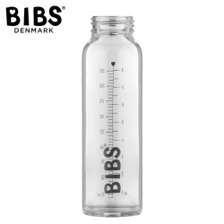 BIBS BABY GLASS BOTTLE Antykolkowa Butelka Szklana dla Niemowląt 225 ml