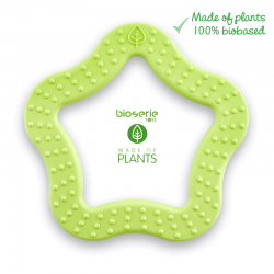 Bioserie Teether Star Lime