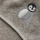 Petu Petu ręcznik okrycie kąpielowe z kapturem dla niemowlaka Penguin