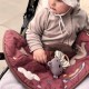 nuuroo mata sensorycznej dla niemowlaka BIO bawełna DINO Mahogany