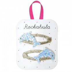 Rockahula Kids spinki do włosów dla dziewczynki 2 szt. Dolphin