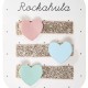 Rockahula Kids - 3 spinki do włosów Heart Bar