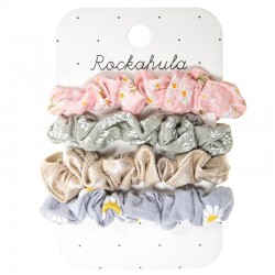 Rockahula Kids - 4 gumki do włosów Meadow Scrunchie