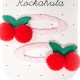 Rockahula Kids - 2 spinki do włosów Sweet Cherry Pom Pom