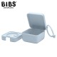 BIBS X LIBERTY PACIFIER BOX CHAMOMILE LAWN BABY BLUE 2 w 1 etui do smoczków oraz pojemnik do sterylizacji smoczków