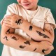 NUUKK - wegański tatuaż dla dzieci CROCODILE AND HIS FRIENDS