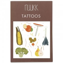 NUUKK - wegański tatuaż dla dzieci VEGGIES