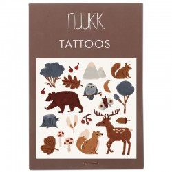 NUUKK - wegański tatuaż dla dzieci BLACK FOREST