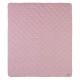 Bizzi Growin aksamitna kołderka Dutch Velvet Pink 120 x 100 cm