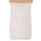 Hi Little One - śpiworek dwuwarstwowy piżamka z nogawkami z organicznej BIO bawełny muślin Beige&White roz S